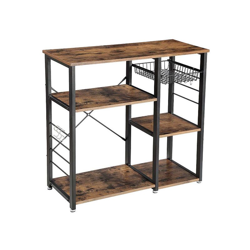 Metal Frame Kitchen Shelf