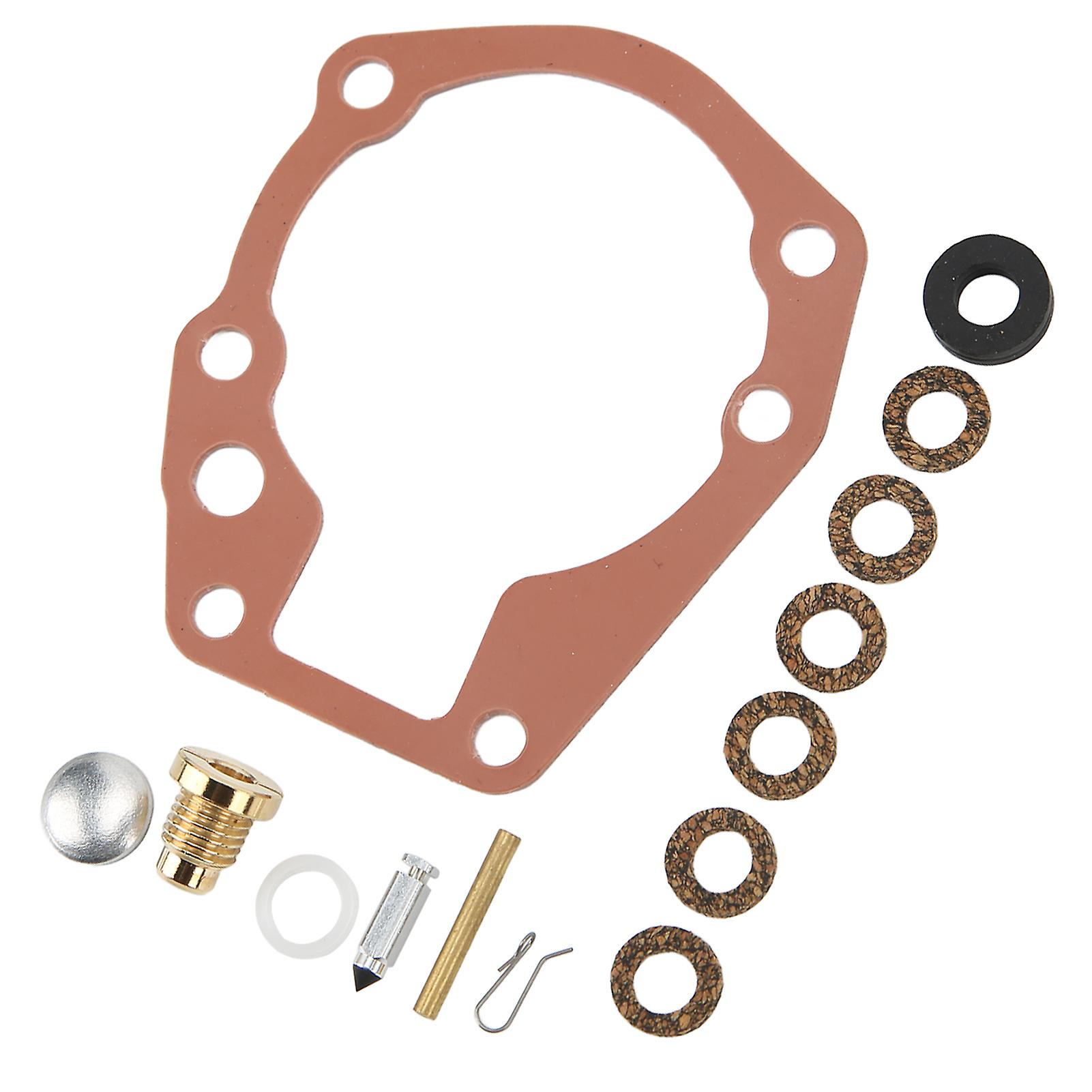 16pcs Carburetor Repair Kit 398532 Carb Rebulid Set With Float Replacement For Johnson Evinrude 24 Hp