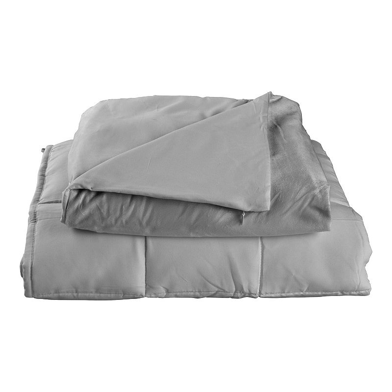 Sealy Weighted Blanket with Plush Removable Cover