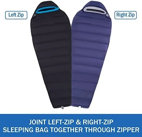 sleeping bag winter 20 for Adults Backpacking SleepingBag for Cold Weather with Compression Sack