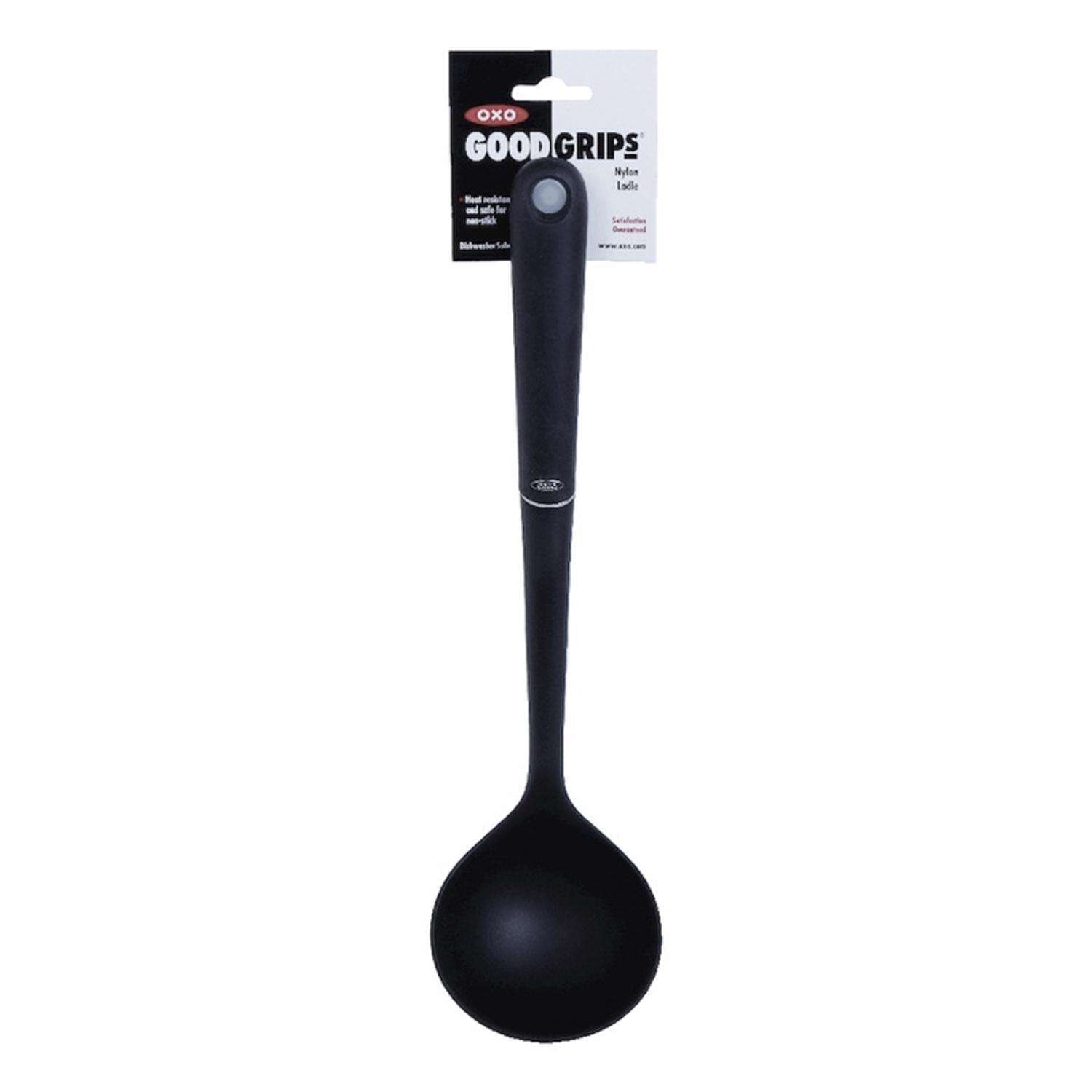 OXO Good Grips Black Nylon Ladle