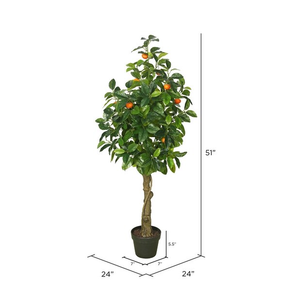 Vickerman 51 Green and Orange Flowering Tree