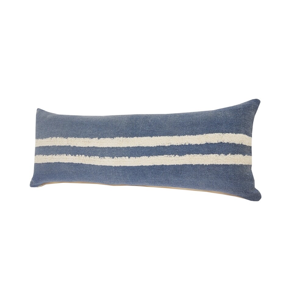 LR Home Double Center Striped Throw Pillow