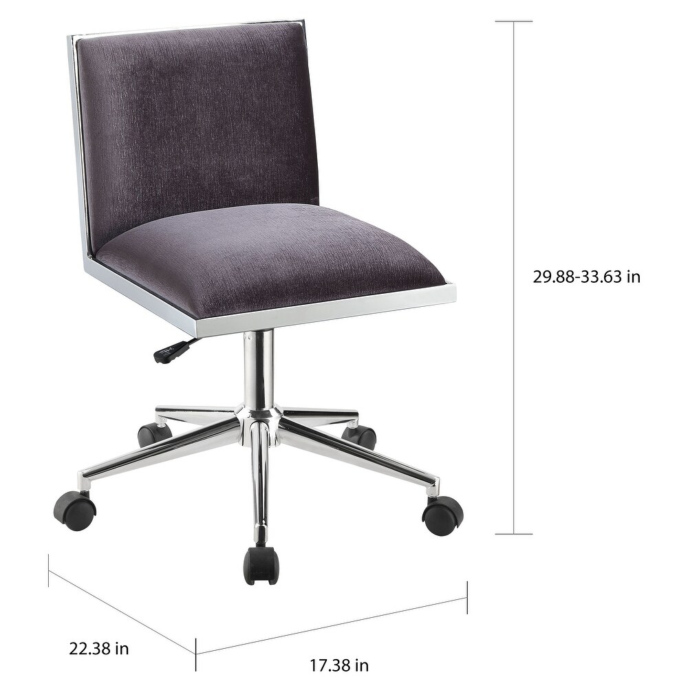 Ceto Contemporary Fabric Height Adjustable Office Desk Chair by Furniture of America