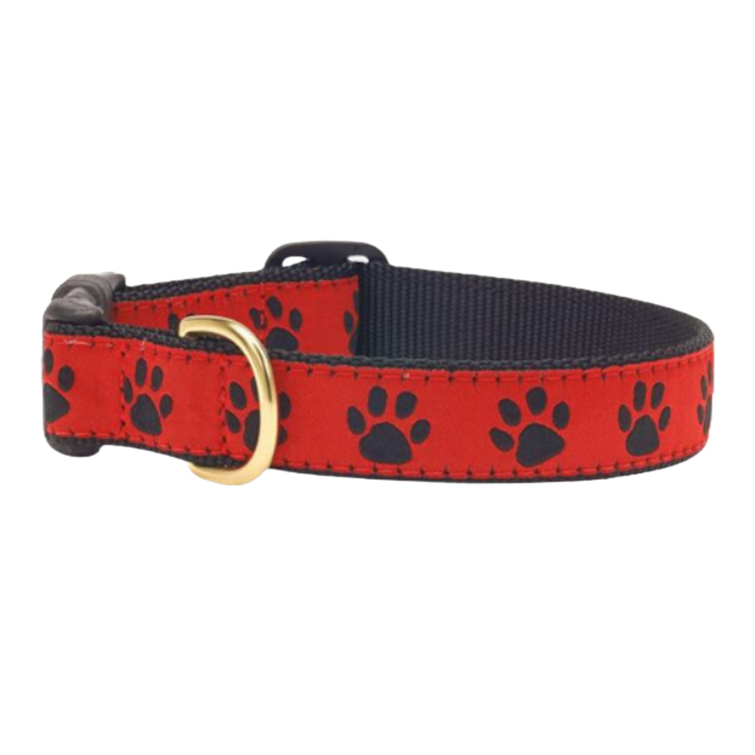 Collar | Red & Black Paw