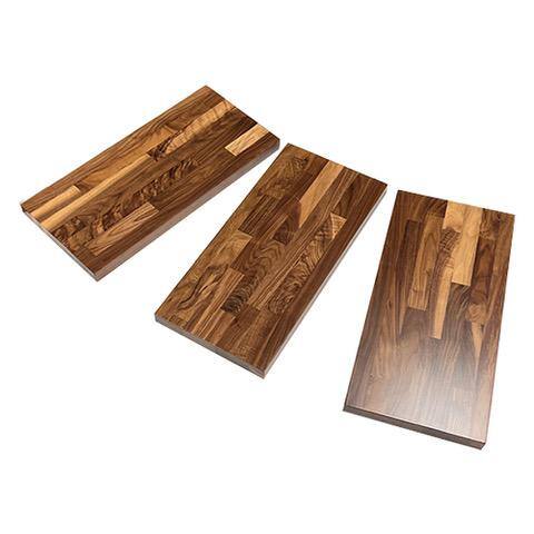 Swaner Hardwood 2 in. x 12 in. x 2 ft. Finished Walnut Butcher Block Board OL2X12X24WABB