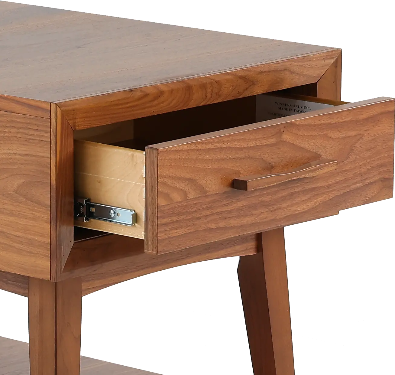 Venice Light Walnut End Table - Large