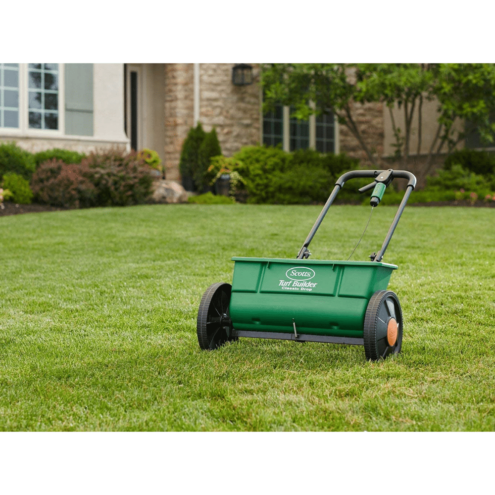 Scotts 76565 Turf Builder Classic Drop Spreader， Single Pack