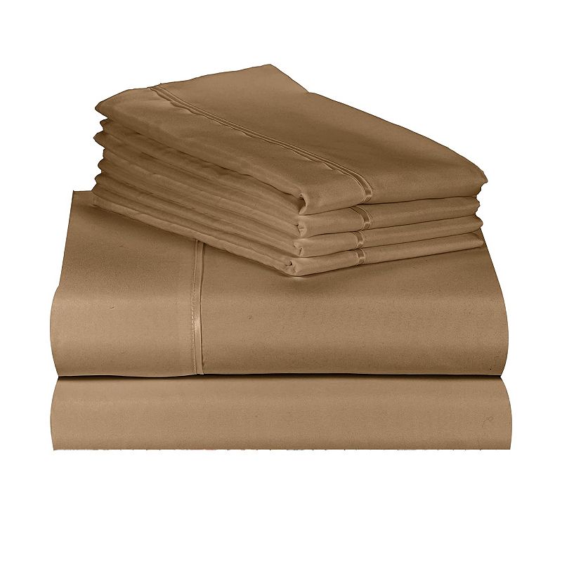 Luxclub's Premium Bed Sheet Set - Silky Soft， Deep Pockets 18， Eco-friendly， Wrinkle-free