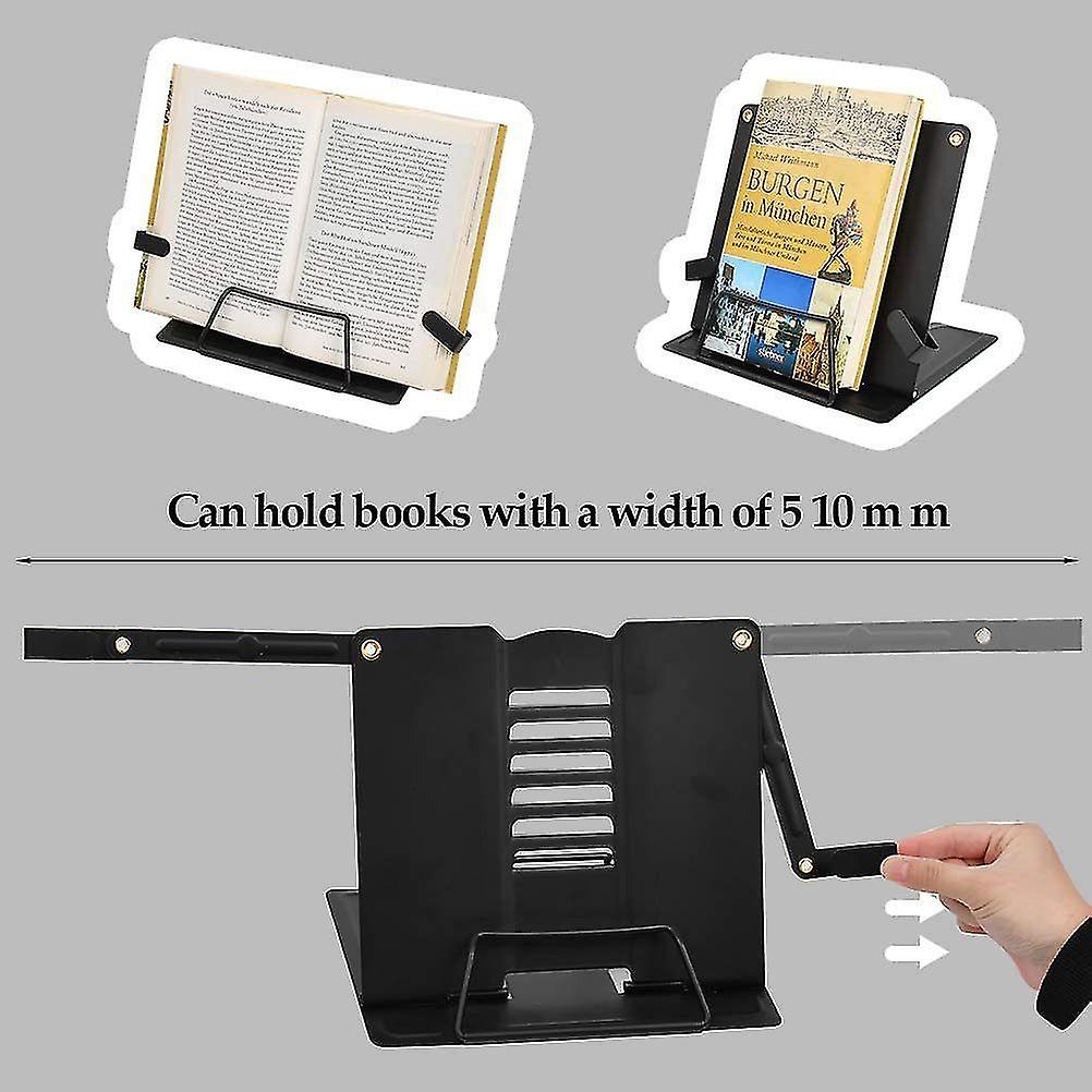 Reading Stand Cookbook Holder Adjustable | Book Stand Book Holder Metal Music Stand