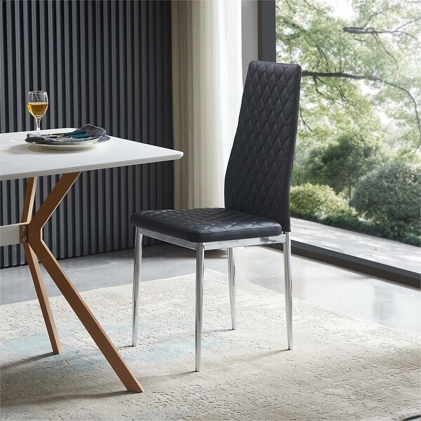 Modern simple style dining chair set of 4