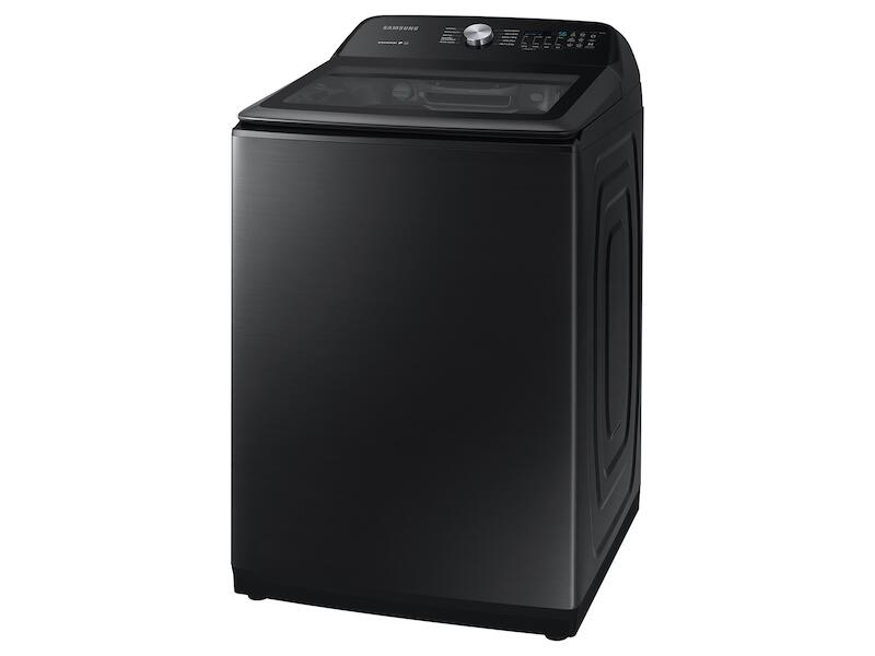 Samsung WA50R5200AV 5.0 Cu. Ft. Capacity Top Load Washer With Active Waterjet In Brushed Black