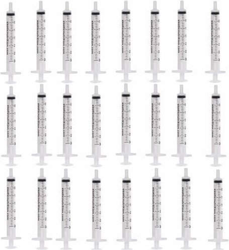 Exotic Nutrition O-Ring Syringes， 3-ml Slip Tip