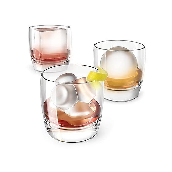 ZOKU Mixology - Ice Mold maker - geometric ice ball shapes - pack of 3