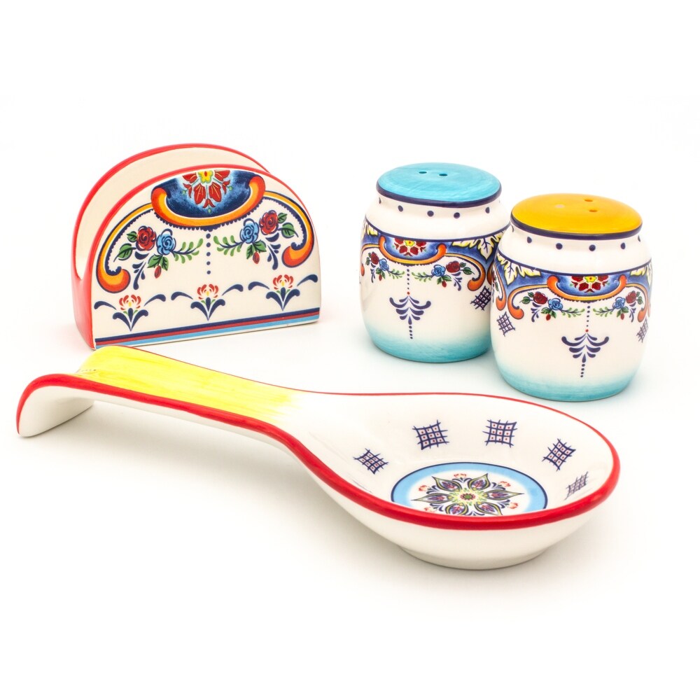 Euro Ceramica Zanzibar 4 Piece Completer Set