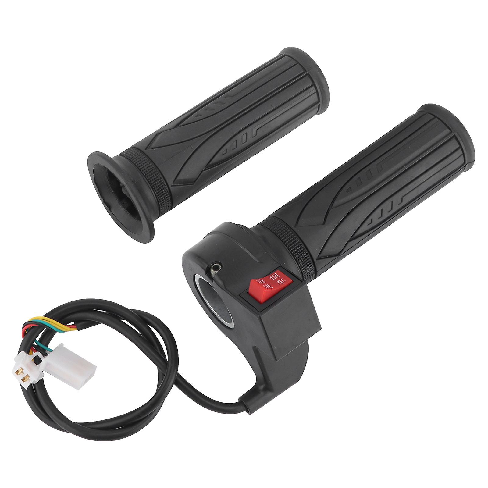 Electric Bicycle Rubber Handles Speed Control Bike Grips With Forward Reverse Function