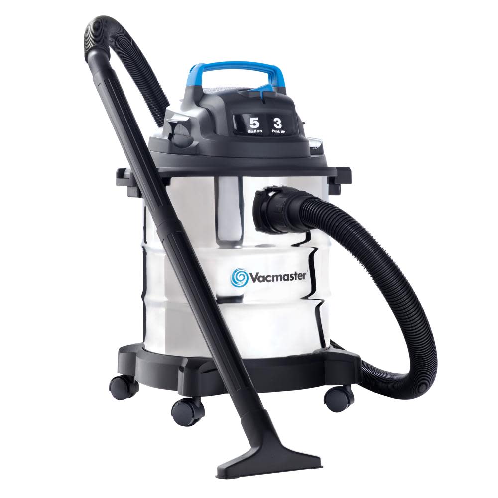 5 Gallon Stainless Steel Wet/Dry Vac ;