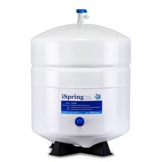 ISPRING 3.2 Gal. Metal Pressurized Reverse Osmosis Water Storage Tank with Ball Valve T32M