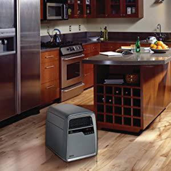 Lasko Infrared Quartz 1500-Watt Electric Portable Space Heater with Remote Control and Cool-Touch Housing 6101