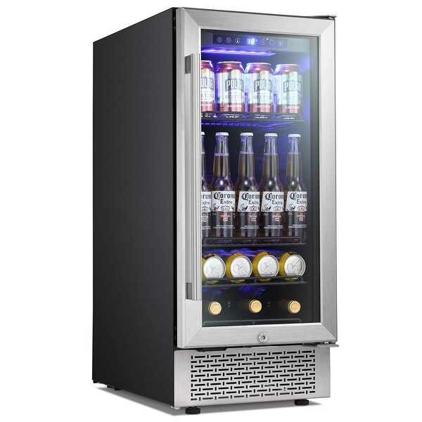 28 Bottle and 88 Can Single Zone Freestanding Wine Refrigerator