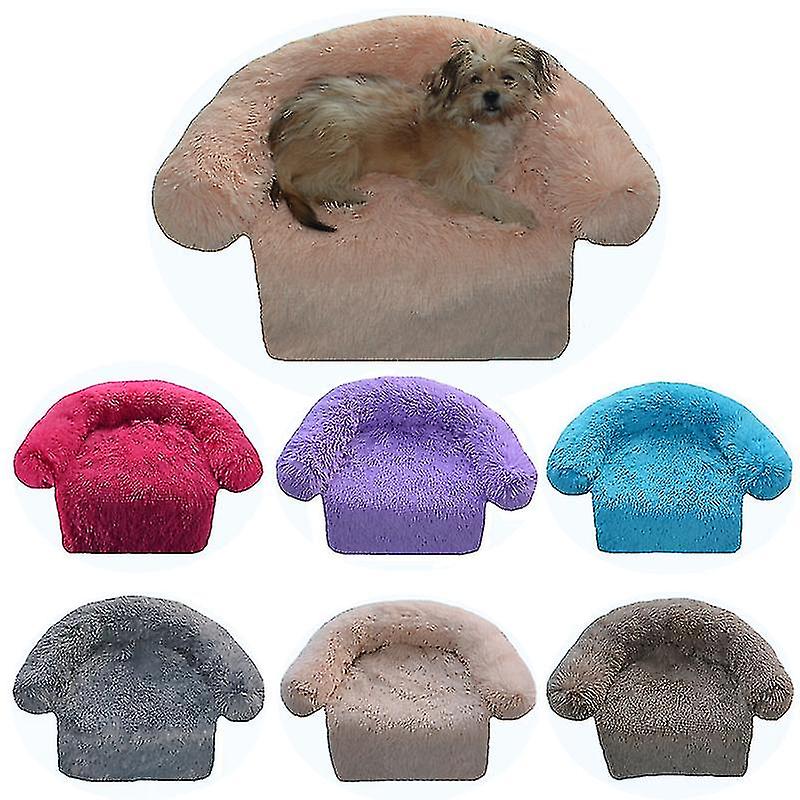 Pet Sofa Dog Bed Calming Dogs For Bed Pad Blanket Warm Cat Bed Mat Couches Car Floor Furniture Protector Drop - Dog Beds/mats