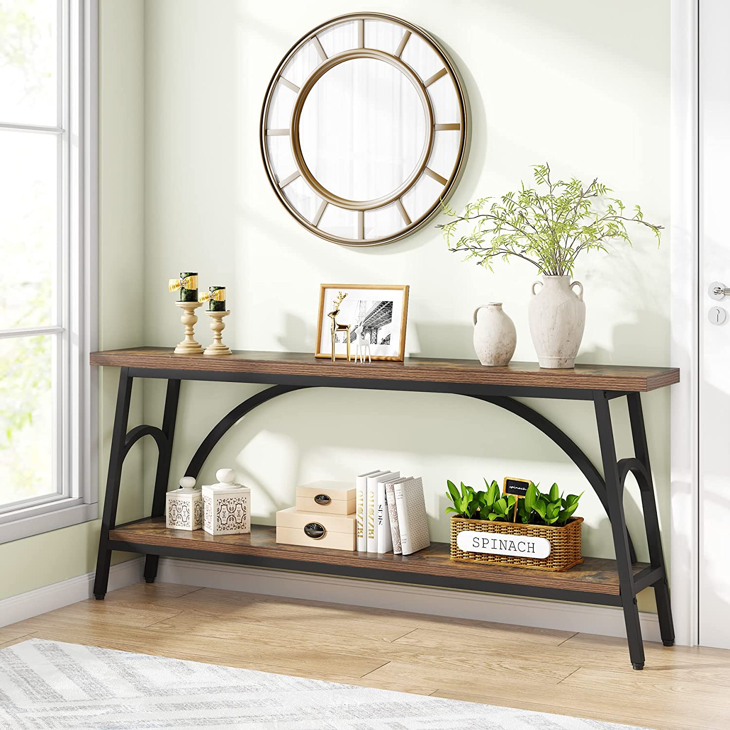 2-Tier Console Table, 70.8