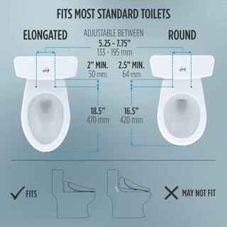 TOTO A2 Washlet Electric Heated Bidet Toilet Seat for Elongated Toilet in Cotton White SW3004#01