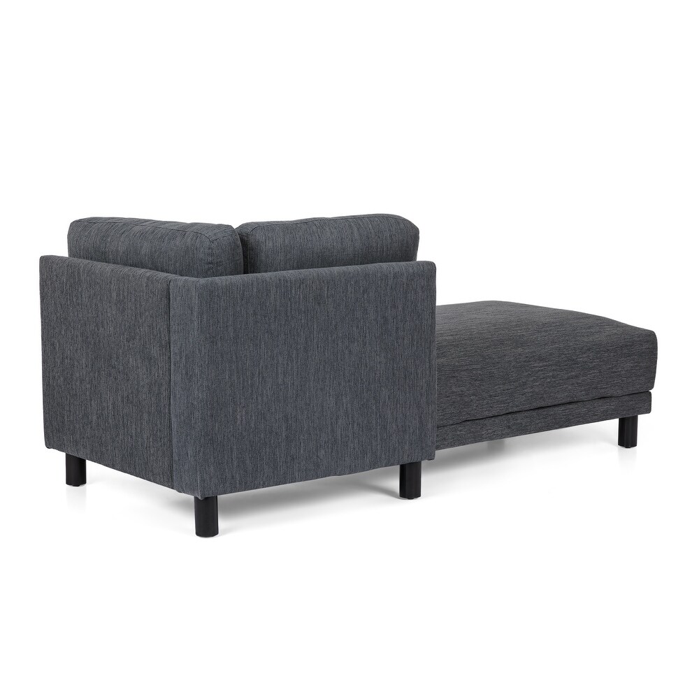 Hyland Contemporary Fabric Chaise Lounge by Christopher Knight Home   33.25\