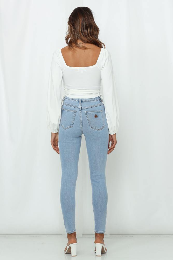 Live Wire Crop White