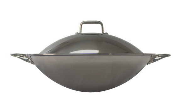 SPT SL PA400A 16.5  8243Stainless Steel Wok with...