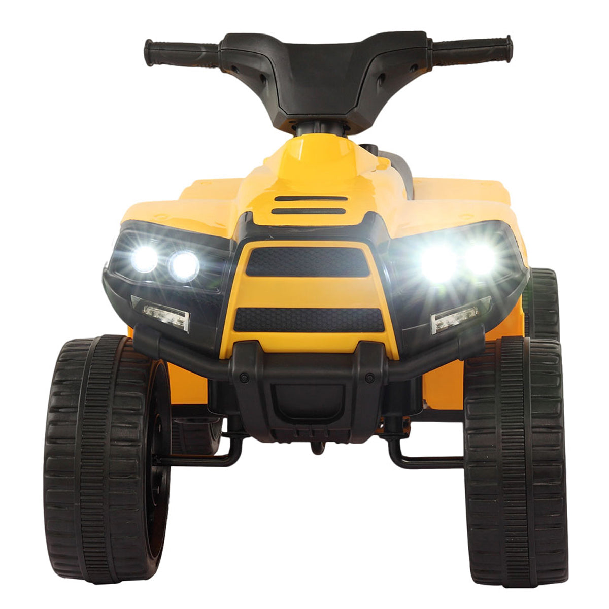 Seizeen Ride On Toy, 6V Ride On ATV for Kids, Electric 4 Wheeler Quad Bike, Ride On Car With Rechargeable Battery, Yellow