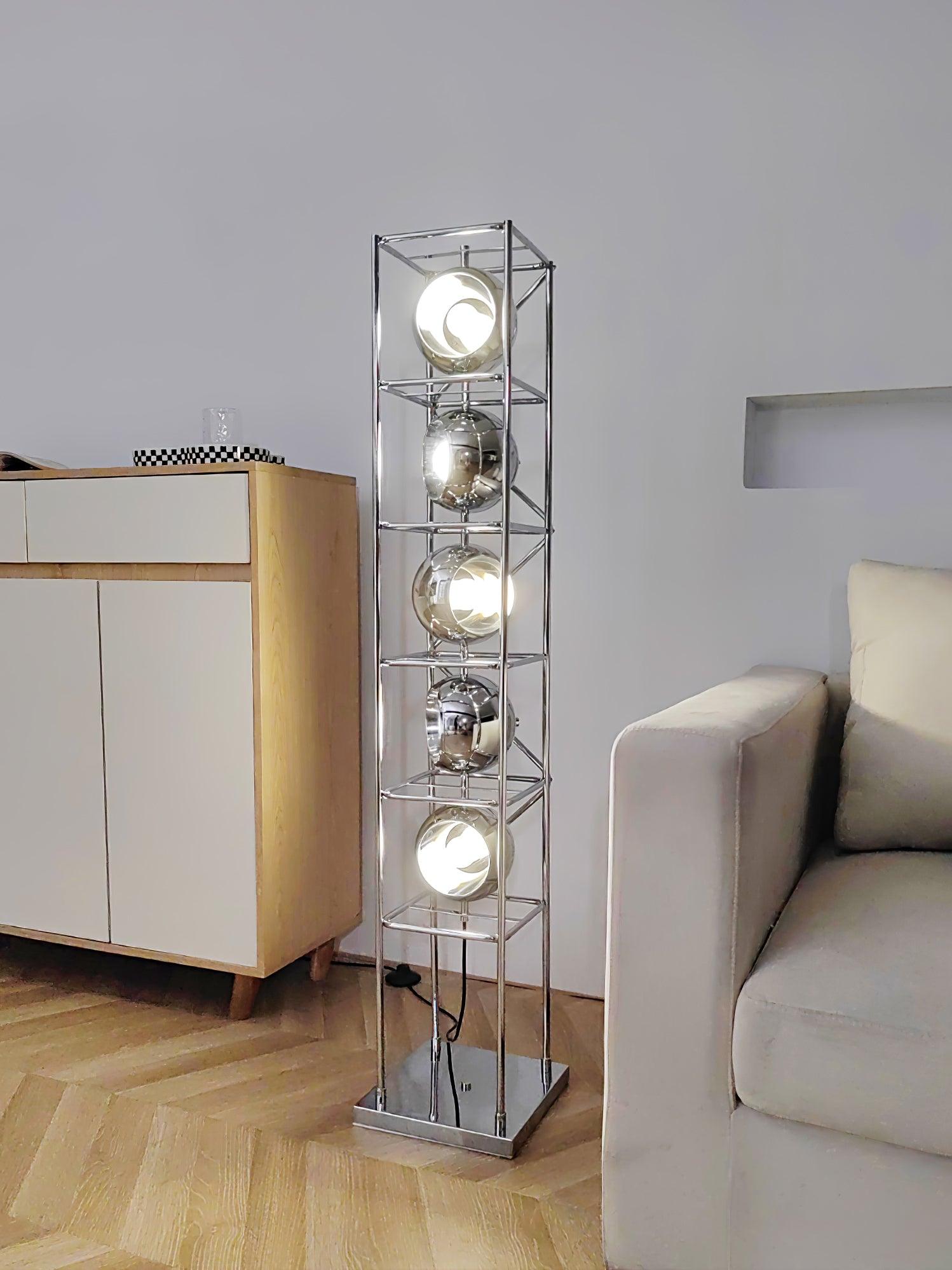 Tower of Spheres Floor Lamp