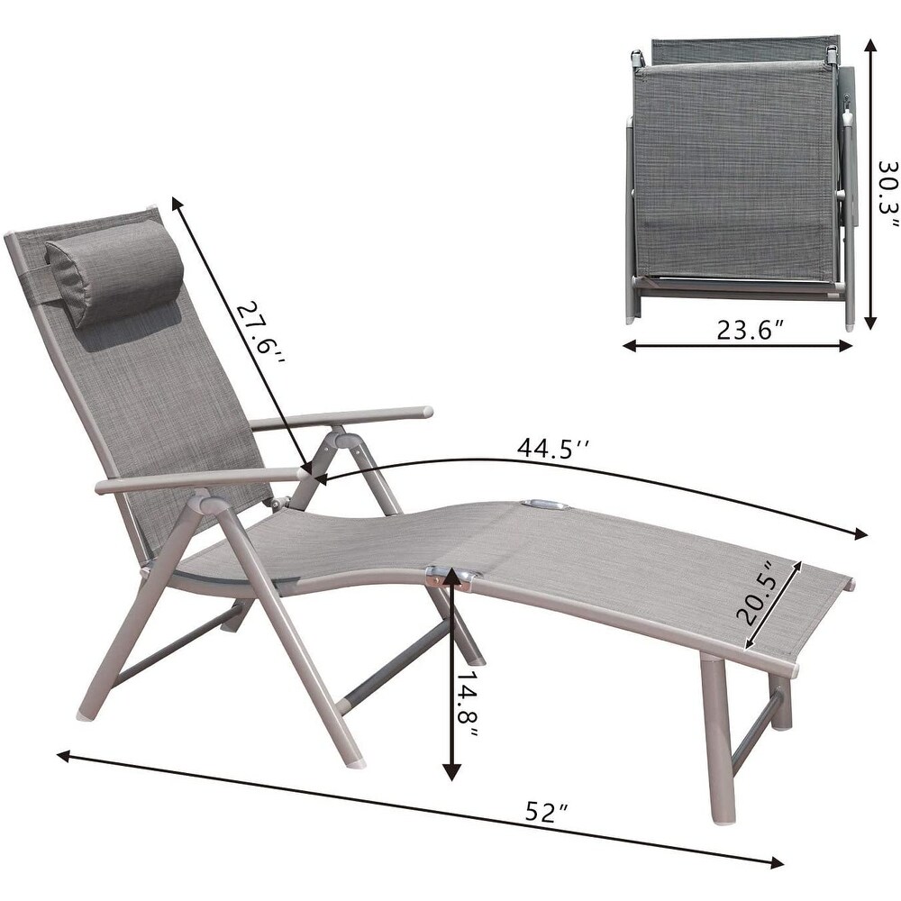 Two piece Aluminum Folding Chair