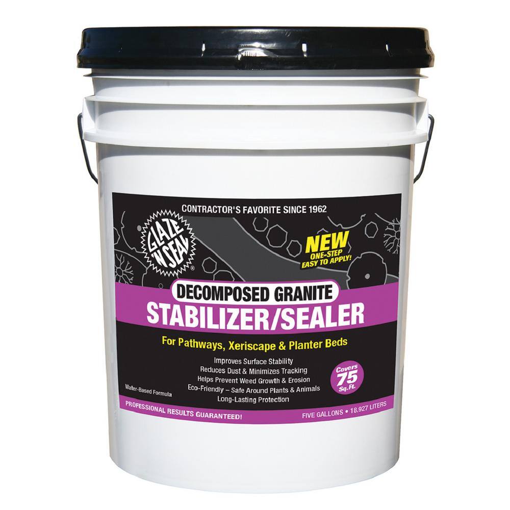 Glaze 'N Seal 5 Gal. GNS Clear Decomposed Granite Stabilizer Sealant 784