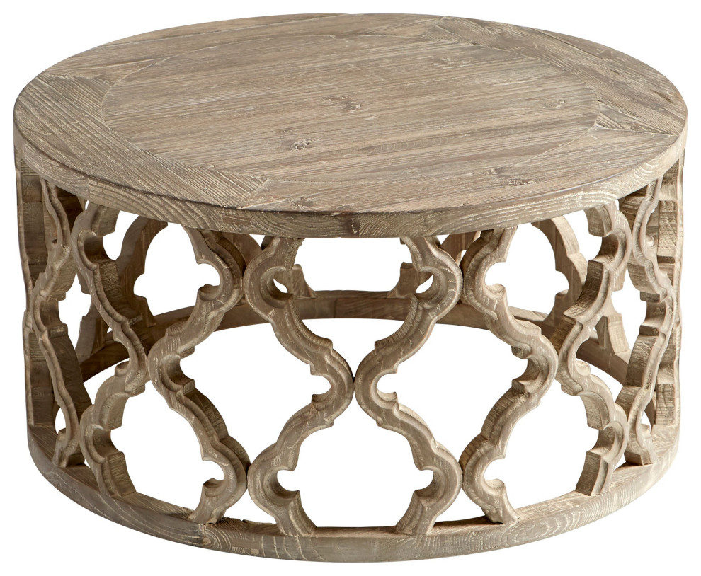 Sirah Coffee Table  Small   Mediterranean   Coffee Tables   by Hudson Home Decor  Houzz