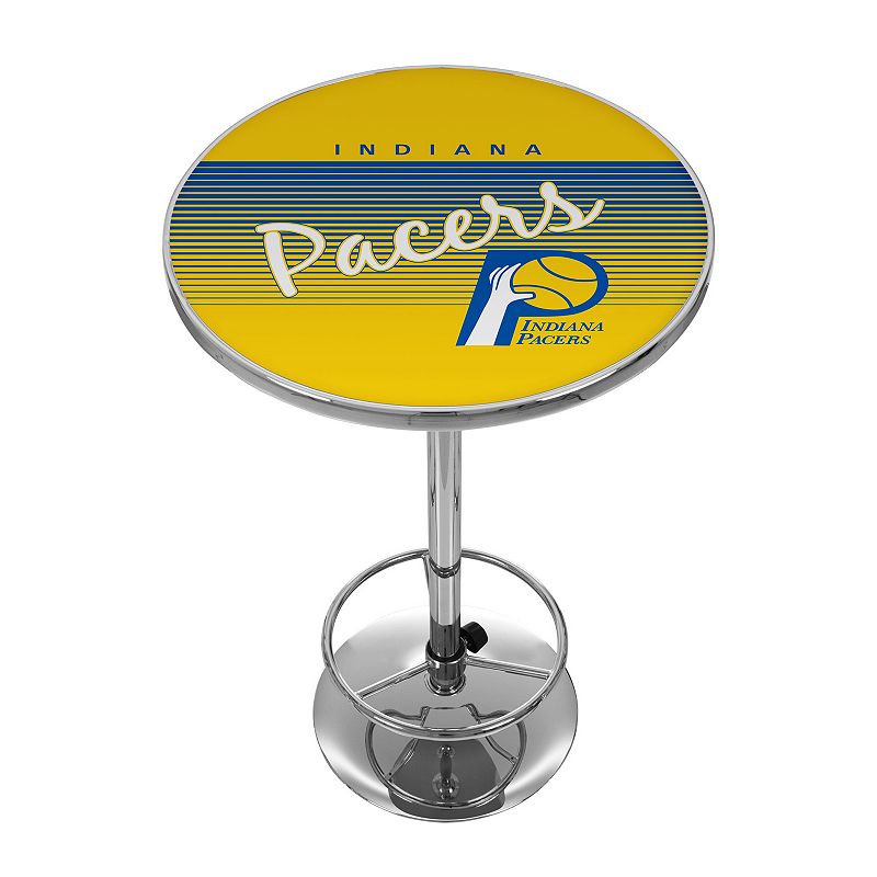 Indiana Pacers Hardwood Classics Chrome Pub Table