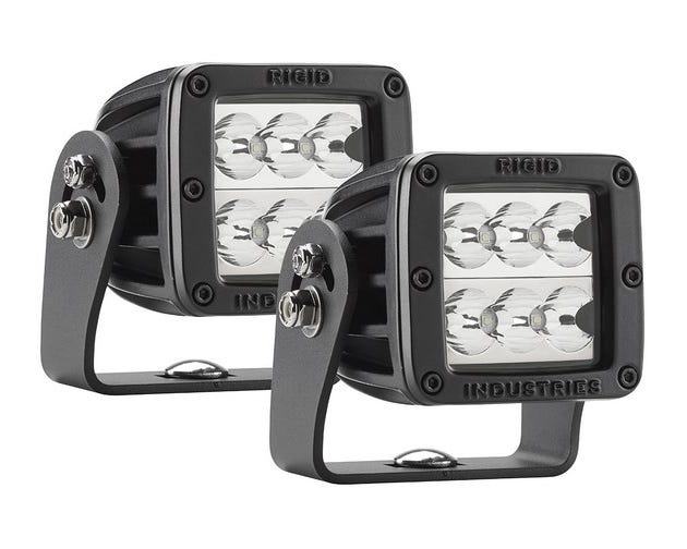 Rigid Industries D2 MIL-STD-461F Wide LED Light - Pair - 52211MIL