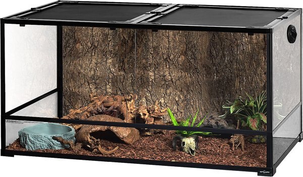 REPTI ZOO Large Glass Reptile Terrarium