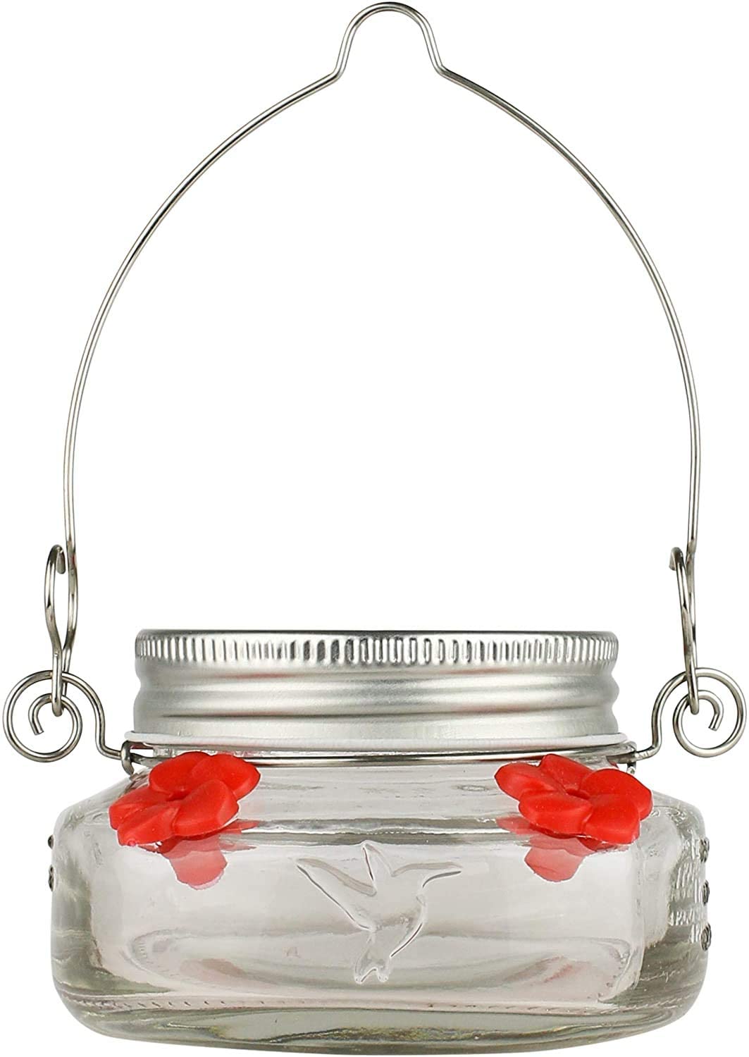 Nature's Way Bird Products (#MJF1) Mason Jar Hummingbird Dish Feeder