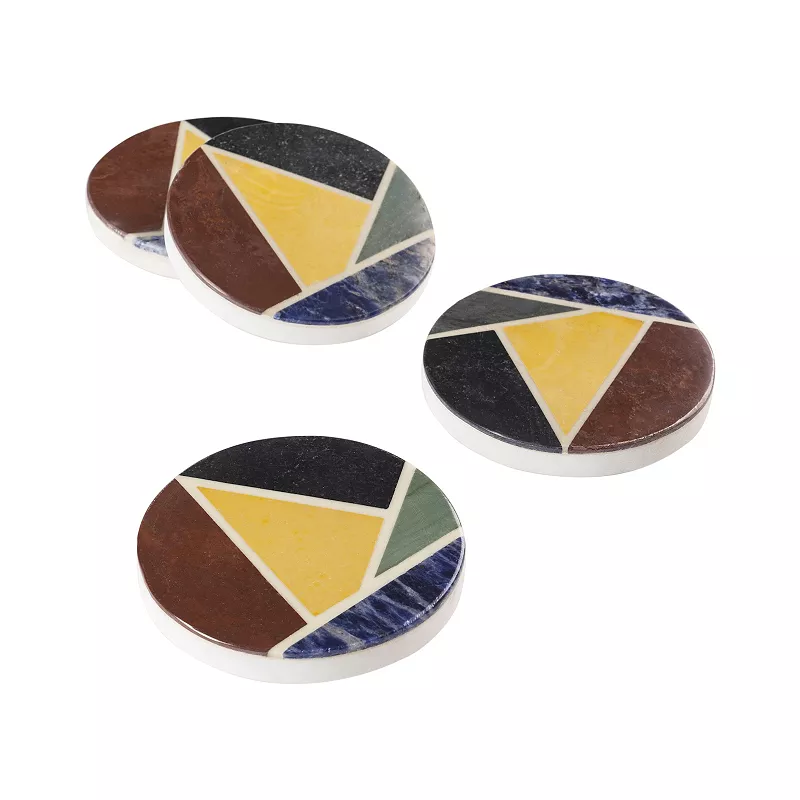 Bennett Marble Coasters， Set of 4