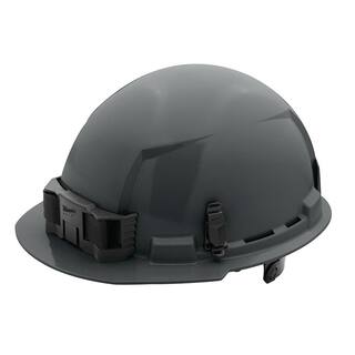 MW BOLT Gray Type 1 Class E Front Brim Non-Vented Hard Hat with 6-Point Ratcheting Suspension (5-Pack) 48-73-1134X5