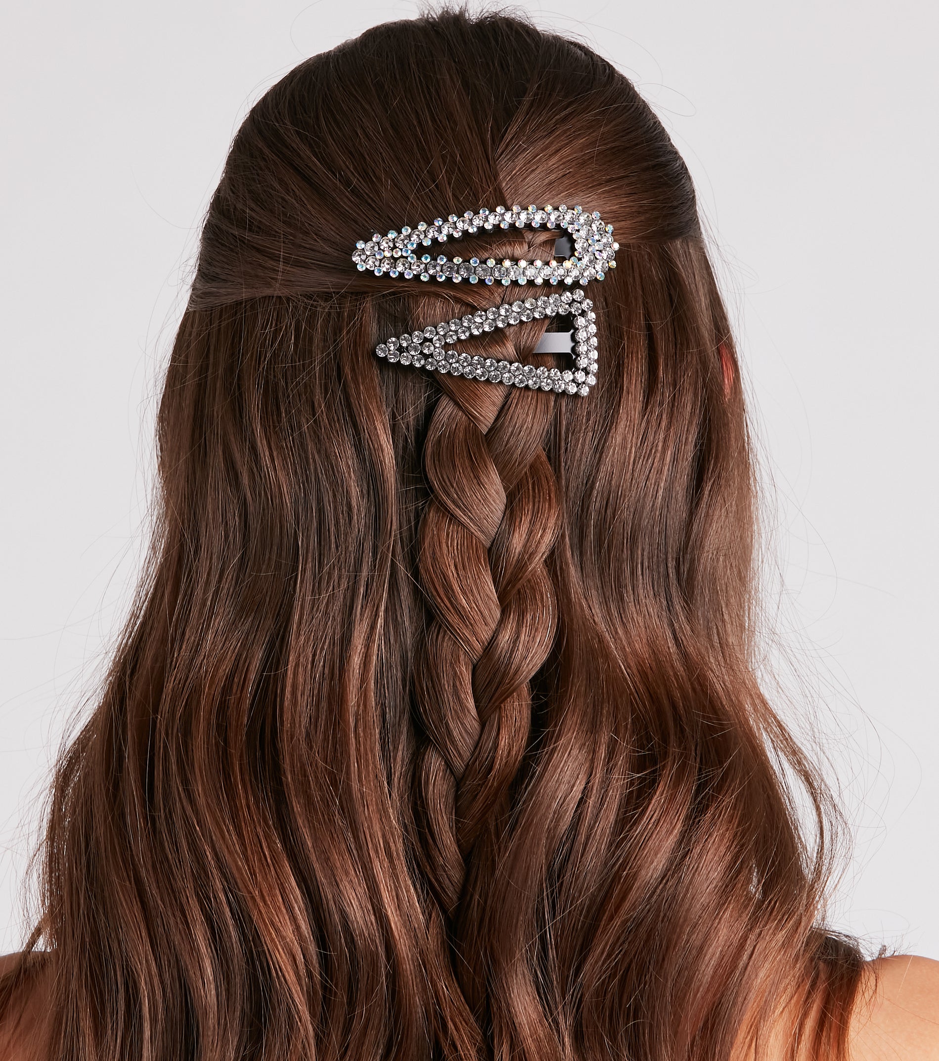 Glam Trendsetter Rhinestone Hair Clip Pack