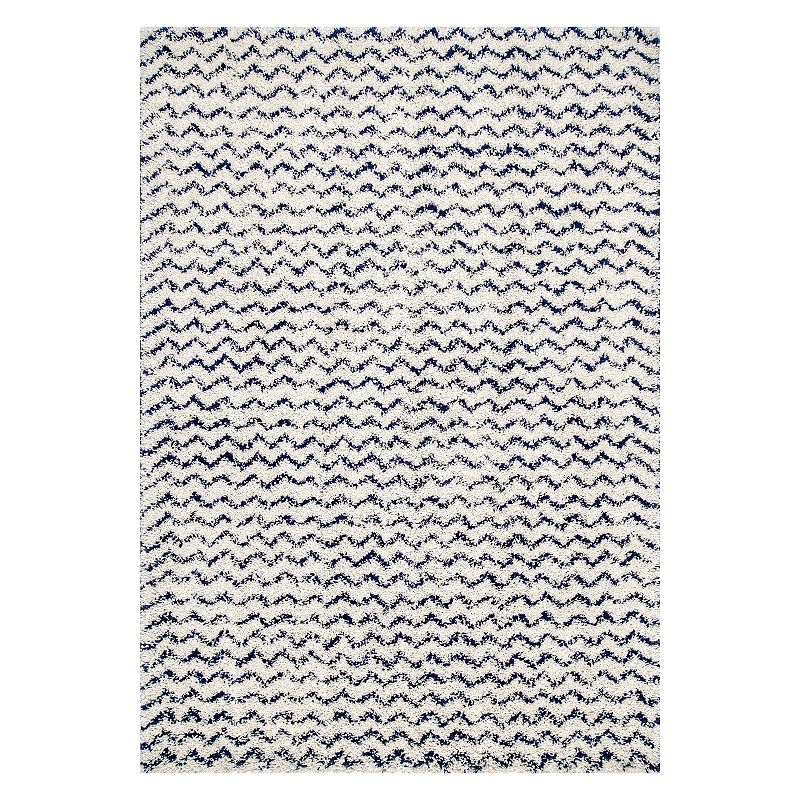 nuLOOM Cuellar Chevron Shaggy Area Rug