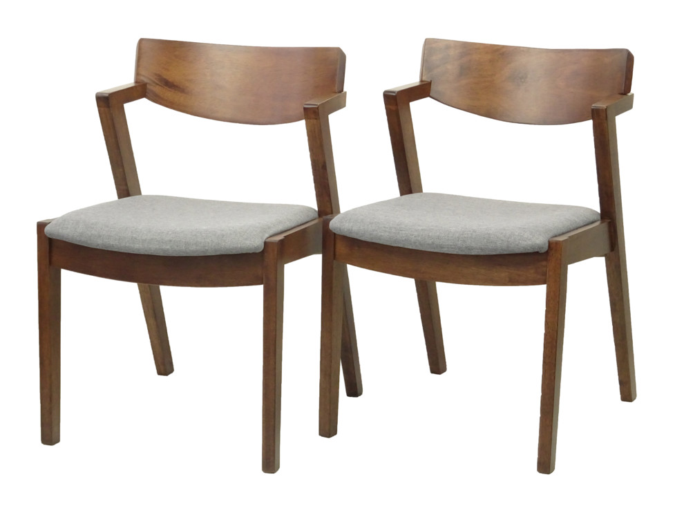 Modern Armchairs  Solid Wood  Medium Brown   Midcentury   Dining Chairs   by RattanUSA  Houzz