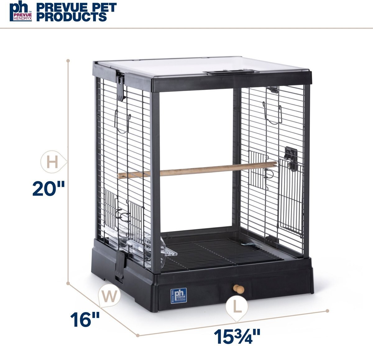 Prevue Pet Products Crystal Palace Bird Cage