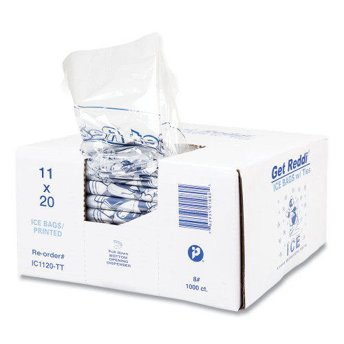 Inteplast Group Ice Bags， 1.5 mil， 11