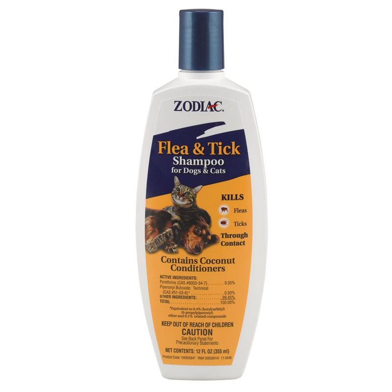 Zodiac Flea  Tick Shampoo for Dogs  Cats