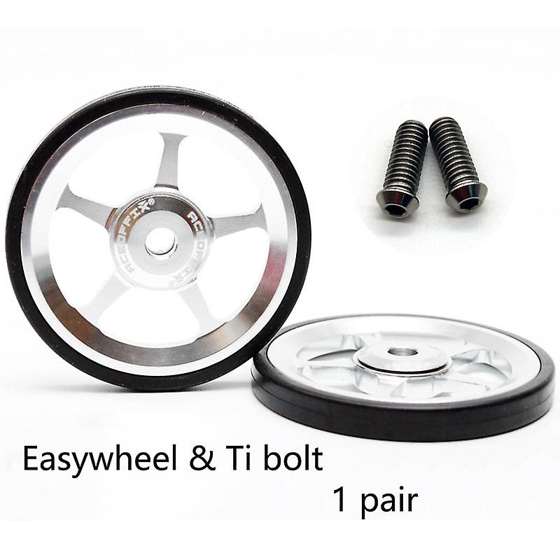 Born Pretty Aceoffix Easywheel For Brompton Bike Eazy Wheels 1 Pair Super Light 7075 Aluminum Alloy 45g