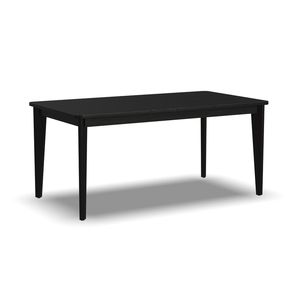 Brentwood Black Wood Rectangle Dining Table   66\