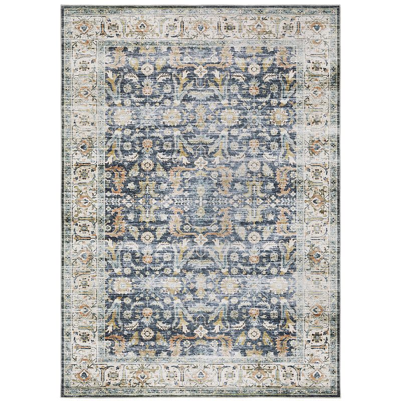 StyleHaven Clarissa Washable Bordered Ornate Area Rug